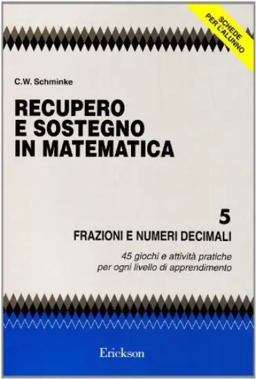RECUPERO E SOSTEGNO IN MATEMATICA 5 FRAZIONI