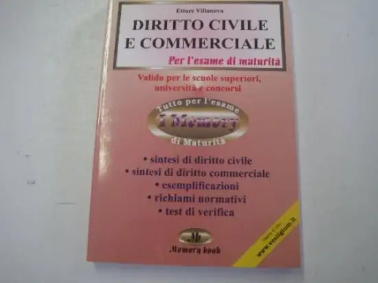 DIRITTO CIVILE E COMMERCIALE PER L`ESAME DI M
