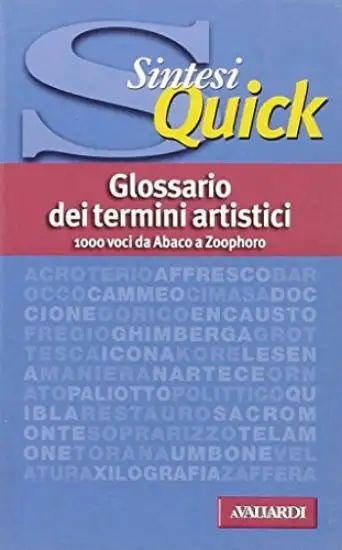 GLOSSARIO DEI TERMINI ARTISTICI