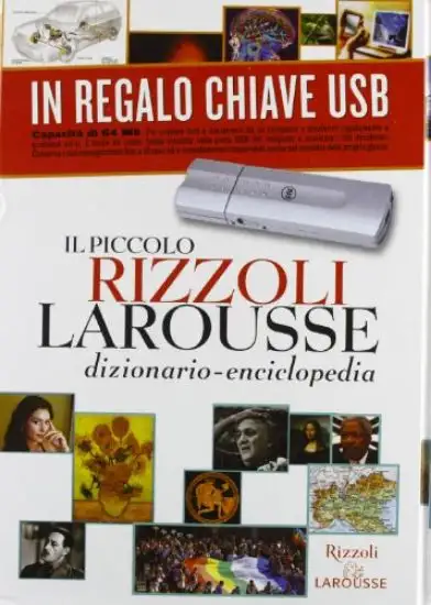 PICCOLO RIZZOLI LAROUSSE - DIZIONARIO ENCICLOPEDIA + CD-ROM E REGALO