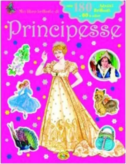 PRINCIPESSE IL MIO LIBRO BRILLANTE ROSA