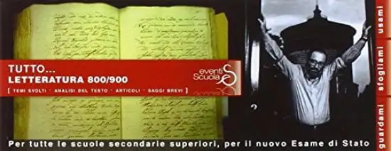 TUTTO LETTERATURA 800/900