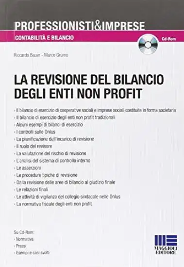REVISIONE DEL BILANCIO DEGLI ENTI NON PROFIT (LA) CON CD-ROM