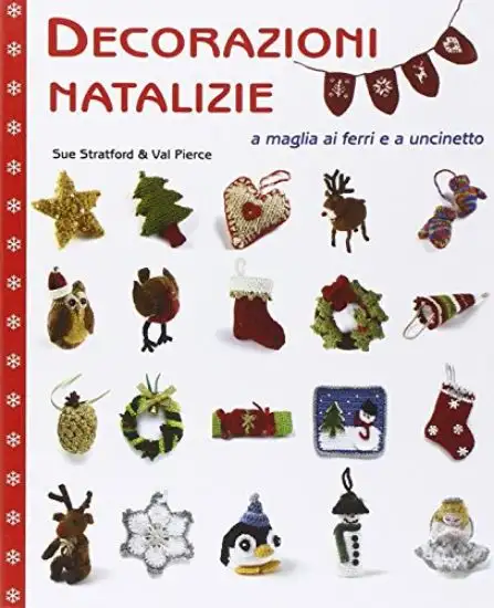 DECORAZIONI NATALIZIE A MAGLIA AI FERRI