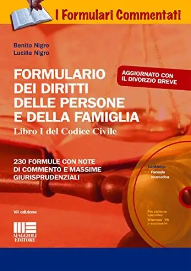 FORMULARIO DEI DIRITTI DELLE PERSONE E DELLA FAMIGLIA
