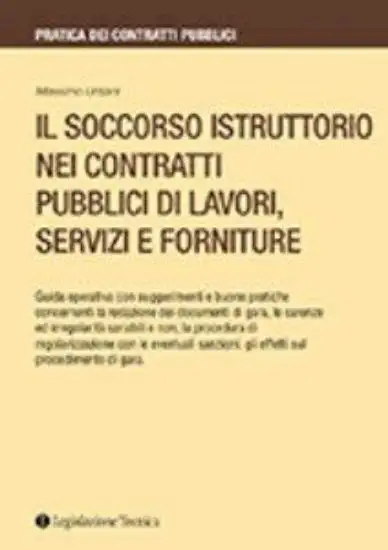 SOCCORSO ISTRUTTORIO NEI CONTRATTI PUBBLICI (IL)