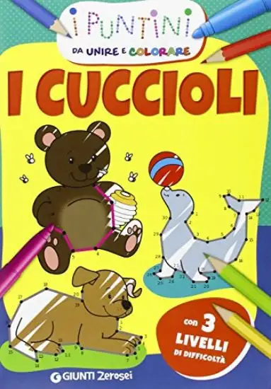 CUCCIOLI. I PUNTINI DA UNIRE E COLORARE (I)