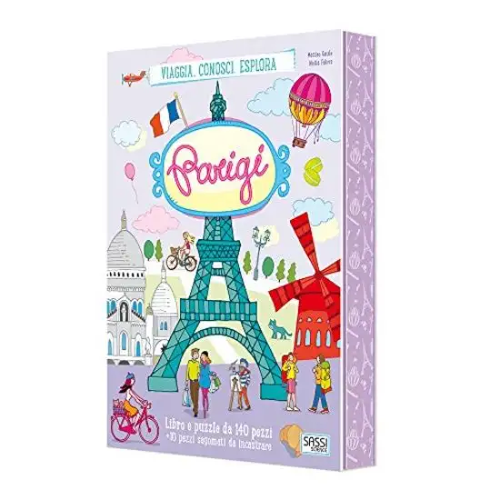 PARIGI. VIAGGIA, CONOSCI, ESPLORA. LIBRO PUZZLE