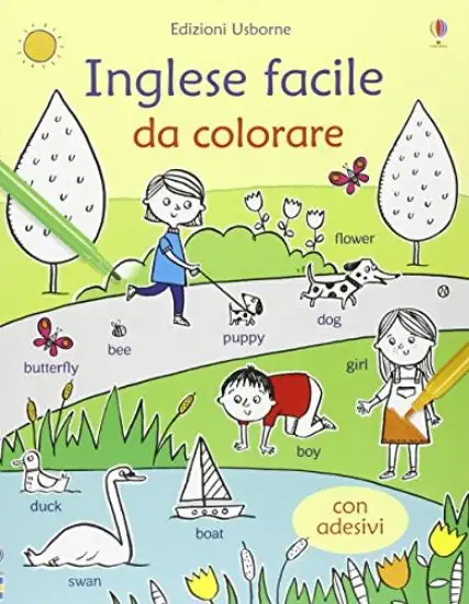 INGLESE FACILE. CON ADESIVI