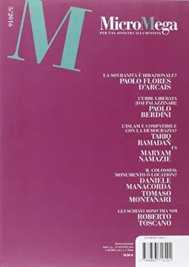 MICROMEGA. VOL. 5: PER UNA SINISTRA ILLUMINISTA. - VOLUME 5