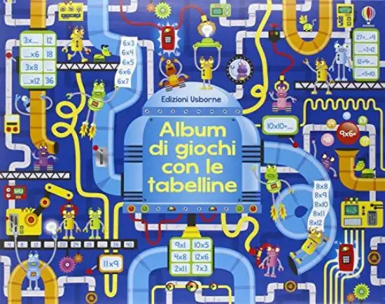 ALBUM DI GIOCHI CON LE TABELLINE. ALBUM USBORNE