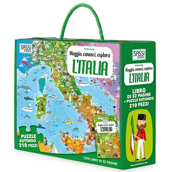 ITALIA. VIAGGIA, CONOSCI, ESPLORA. LIBRO PUZZLE (L`)