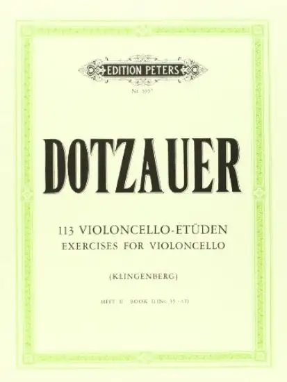 DOTZAUER J. J. F.: 113 EXERCISES FOR VIOLONCELLO VOL. 2