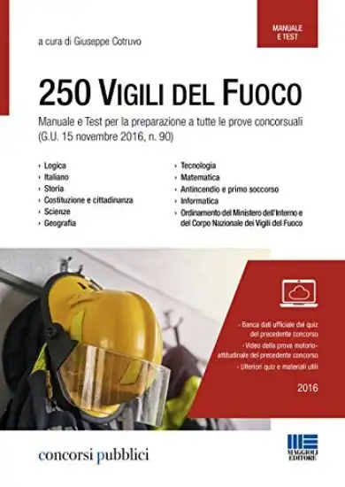250 VIGILI DEL FUOCO - MANUALE E TEST