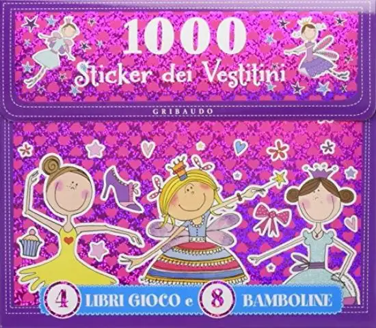 1000 STICKERS DEI VESTITINI. CON ADESIVI. EDIZ. A COLORI. CON ADESIVI