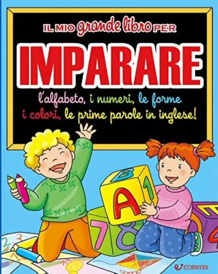 MIO GRANDE LIBRO PER IMPARARE. L`ALFABETO, I NUMERI, LE FORME, I COLORI, LE PRIME PAROLE IN INGL...