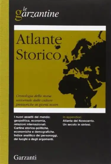 ATLANTE STORICO CRONOLOGIA DELLA STORIA UNIVERSALE