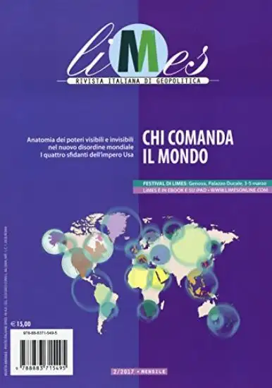 LIMES. RIVISTA ITALIANA DI GEOPOLITICA (2017). VOL. 2: CHI COMANDA IL MONDO - VOLUME 2