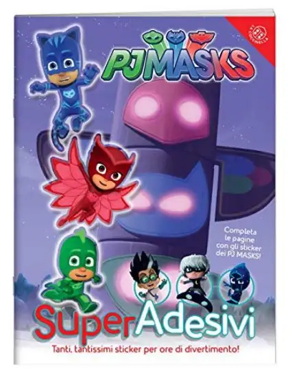 PJ MASKS. CON SUPER ADESIVI