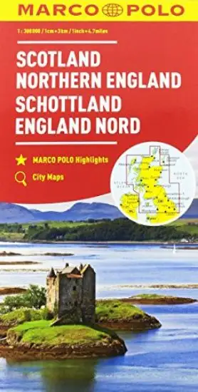 SCOZIA, INGHILTERRA DEL NORD 1:300.000