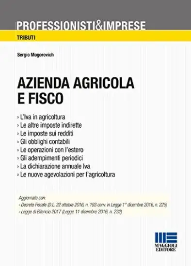 AZIENDA AGRICOLA E FISCO