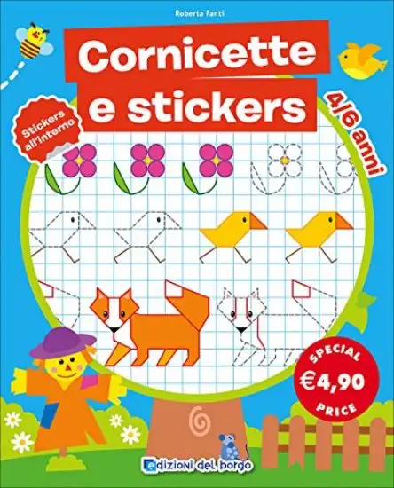 CORNICETTE E STICKERS 4/6 ANNI