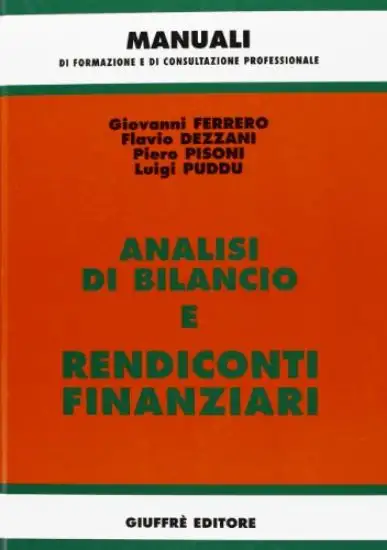 ANALISI DI BILANCIO E RENDICONTI FINANZIARI