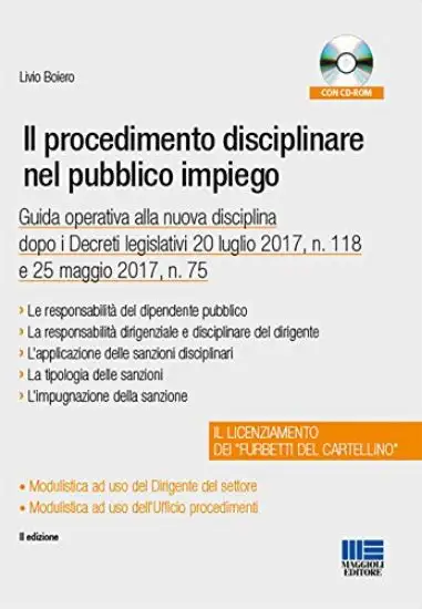 PROCEDIMENTO DISCIPLINARE NEL PUBBLICO IMPIEGO. CON CD-ROM