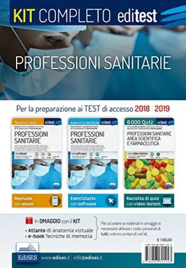 KIT COMPLETO PROFESSIONI SANITARIE. CON CONTENUTO DIGITALE (FORNITO ELETTRONICAMENTE)