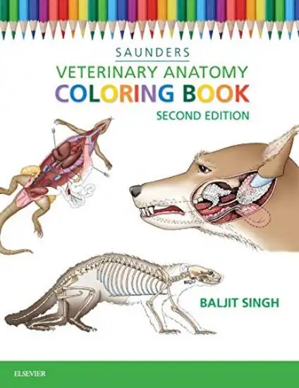 VETERINARY ANATOMY COLORING BOOK
