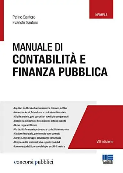 MANUALE DI CONTABILITA` E FINANZA PUBBLICA 2018
