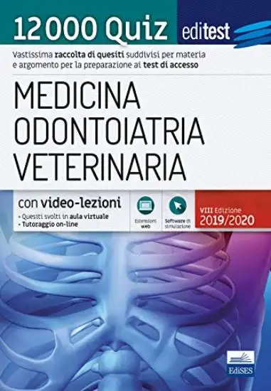 EDITEST. MEDICINA, ODONTOIATRIA, VETERINARIA. 12000 QUIZ