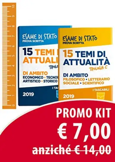 KIT 15 TEMI DI ATTUALITA` PER L`ESAME DI STATO