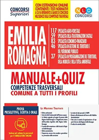 CONCORSO EMILIA ROMAGNA. MANUALE E QUIZ COMPETENZE TRASVERSALI