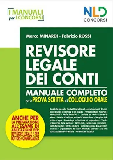 MANUALE PER REVISORE LEGALE DEI CONTI PER LA PROVA SCRITTA E ORALE
