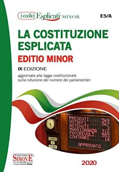 COSTITUZIONE ESPLICATA - EDITIO MINOR