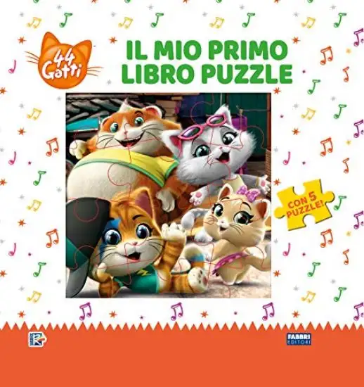 MIO PRIMO LIBRO PUZZLE. 44 GATTI. EDIZ. A COLORI (IL)