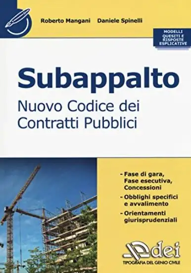 SUBAPPALTO. NUOVO CODICE DEI CONTRATTI PUBBLICI