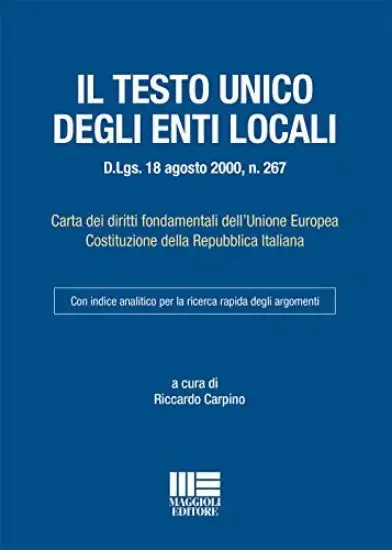 IL TESTO UNICO DEGLI ENTI LOCALI