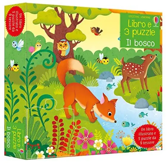 BOSCO. LIBRO E 3 PUZZLE. CON PUZZLE (IL)