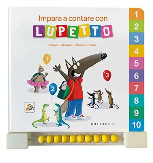 IMPARO A CONTARE CON LUPETTO. ABACO. AMICO LUPO