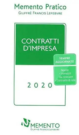 MEMENTO PRATICO CONTRATTI D`IMPRESA 2020