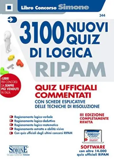 3100 NUOVI QUIZ DI LOGICA RIPAM. QUIZ UFFICIALI COMMENTATI