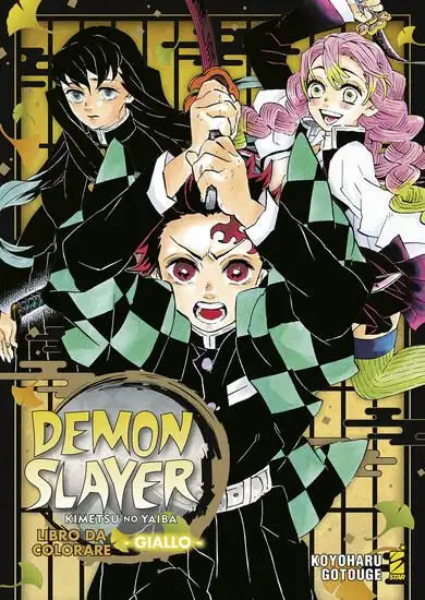 DEMON SLAYER. KIMETSU NO YAIBA. LIBRO DA COLORARE. EDIZ. GIALLA