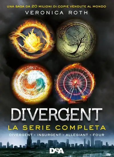 DIVERGENT. LA SERIE COMPLETA: DIVERGENT-INSURGENT-ALLEGIANT-FOUR. NUOVA EDIZ.