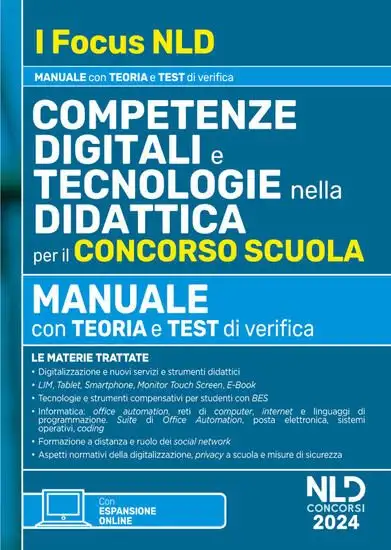 COMPETENZE DIGITALI E TECNOLOGIE NELLA DIDATTICA PER IL CONCORSO SCUOLA