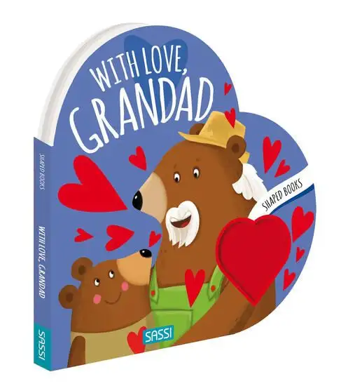 WITH LOVE, GRANDAD. SHAPED BOOKS. EDIZ. A COLORI