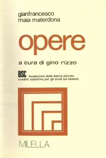 OPERE - VOLUME 4/1