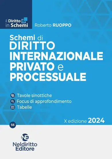 SCHEMI DI DIRITTO INTERNAZIONALE PROVATO E PROCESSUALE