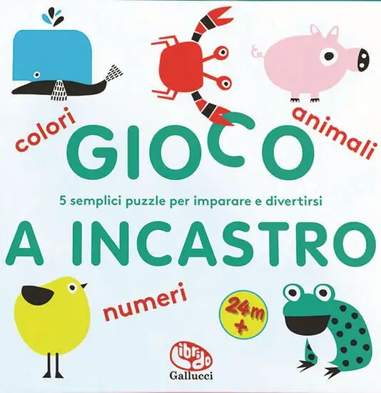 COLORI NUMERI E ANIMALI. GIOCO A INCASTRO. EDIZ. ILLUSTRATA. CON GIOCO